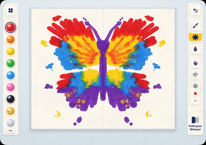 The print, peeled open